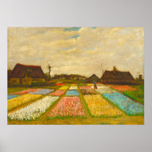 Poster Vincent van Gogh Flower Beds na Holanda