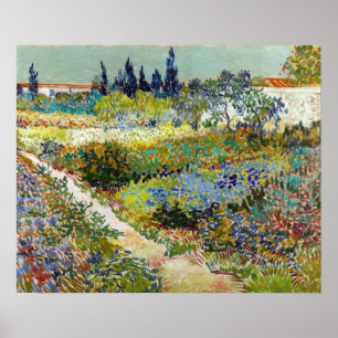 Poster Vincent van Gogh Garden em Arles