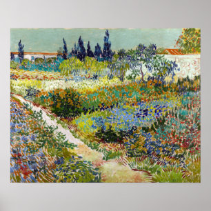 Poster Vincent van Gogh Garden em Arles