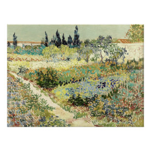 Pôster Vincent Van Gogh Garden em Arles 1888