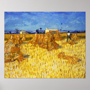 Poster Vincent van Gogh - Harvest in Provence