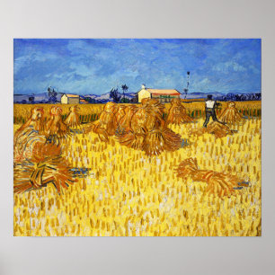 Poster Vincent van Gogh - Harvest in Provence