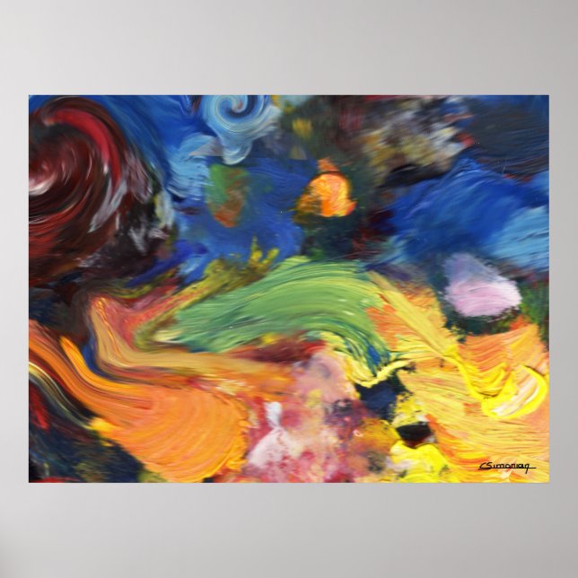 Pôster Vincent Van Gogh inspiração (Frente)