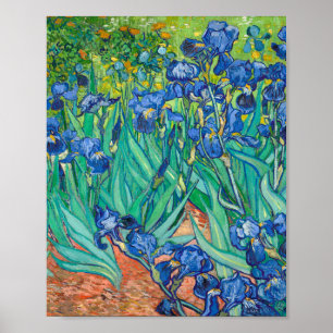 Poster Vincent Van Gogh Irrisa Vintage Floral Belas Artes