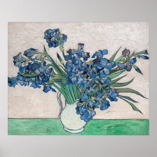 Poster Vincent van Gogh - Irrises (Frente)
