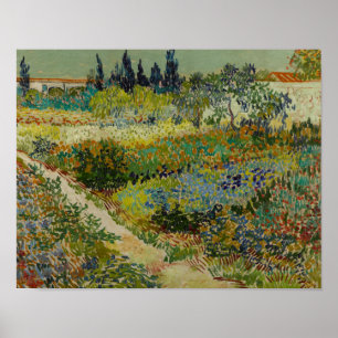 Pôster Vincent van Gogh - Jardim de Arles