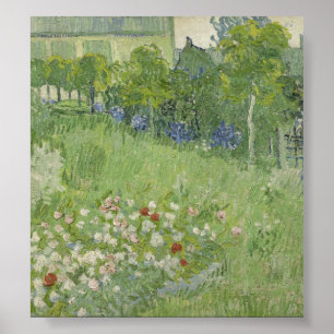 Pôster Vincent van Gogh - Jardim de Daubigny
