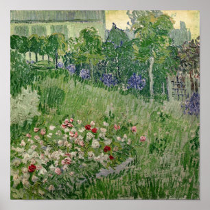 Poster Vincent van Gogh jardim de   Daubigny, 1890