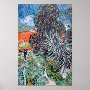 Poster Vincent van Gogh - Jardim do Doutor Gachet