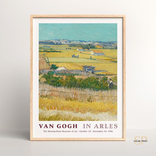 Poster Vincent van Gogh La Crau perto de Arles Art Impres (Criador carregado)