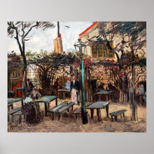 Poster Vincent Van Gogh - La Guinguette em Montmartre