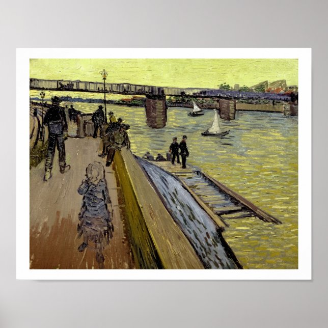 Pôster Vincent van Gogh | Le Pont de Trinquetaille Arles (Frente)