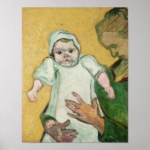 Pôster Vincent van Gogh Madame Roulin e seu bebê