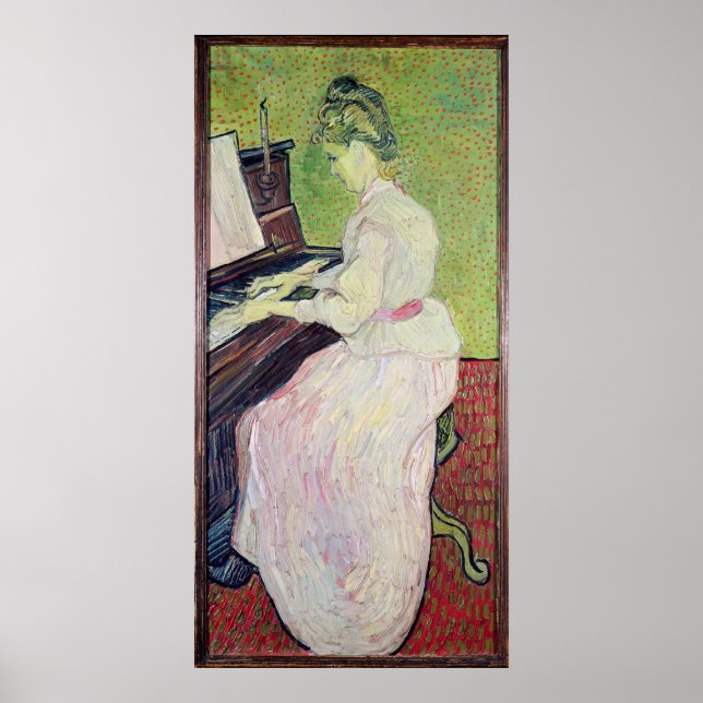 Poster Vincent van Gogh | Marguerite Gachet at the Piano (Frente)