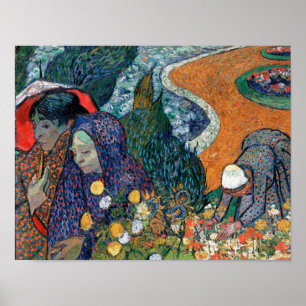 Pôster Vincent Van Gogh - Memória do Jardim em Etten