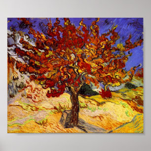 Poster Vincent Van Gogh Mulberry Tree Pintura de Arte fin