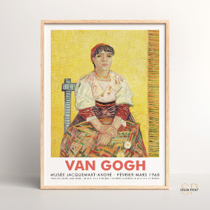 Poster Vincent van Gogh mulher italiana Agostina Segatori