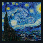 Pôster Vincent Van Gogh Na Noite Estrelada<br><div class="desc">Vincent Van Gogh é o Detalhe da Noite Estrelada</div>
