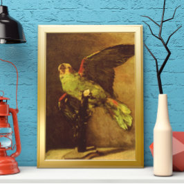 Poster Vincent van Gogh - Natureza Morta com Papagaio Ver