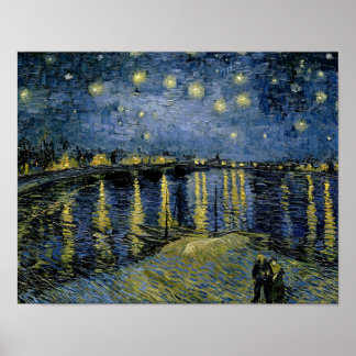 Pôster Vincent van Gogh - Noite Estrelada