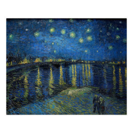 Pôster Vincent van Gogh - Noite Estrelada sobre o Ródano