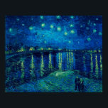 Poster Vincent Van Gogh - Noite Estrelada sobre o Ródano<br><div class="desc">Vincent Van Gogh - Noite Estrelada sobre o Ródano</div>