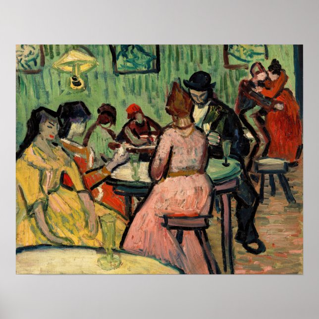 Poster Vincent van Gogh - O Bordel (Frente)