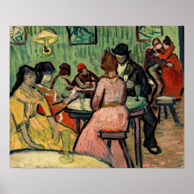 Poster Vincent van Gogh - O Brothel (Frente)