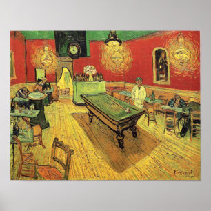Poster Vincent Van Gogh - O Café Noturno Arte Fino