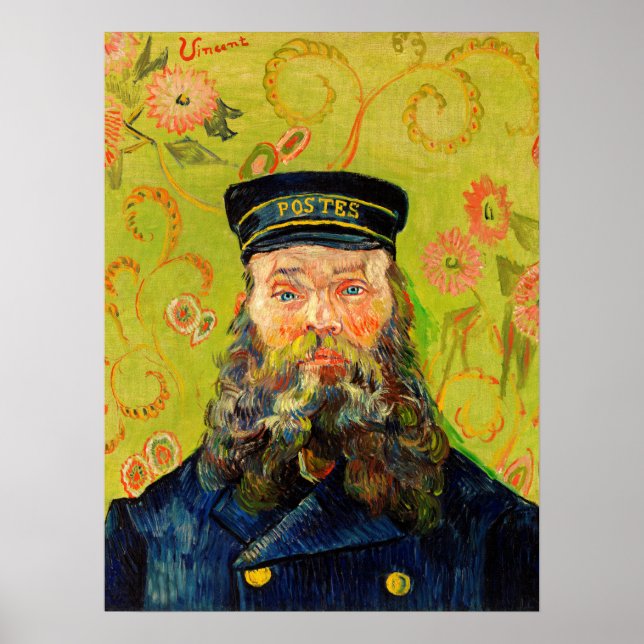 Poster Vincent Van Gogh O Carteiro Joseph Roulin (Frente)