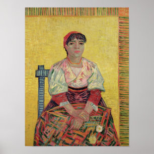 Poster Vincent van Gogh   o italiano: Agostina Segatori