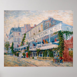 Poster Vincent van Gogh - O Restaurante da Sirene