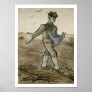 Pôster Vincent van Gogh   o Sower, 1881