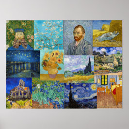 Poster Vincent Van Gogh - Obras-primas