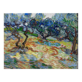 Pôster Vincent van Gogh - Oliveiras: Céu azul brilhante