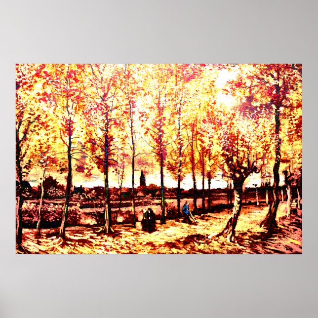 Pôster Vincent Van Gogh - Os polares do Nuenen 2 (Frente)