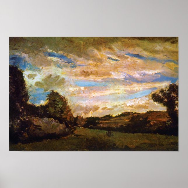 Pôster Vincent Van Gogh - Paisagem com Dunes Fine Art (Frente)