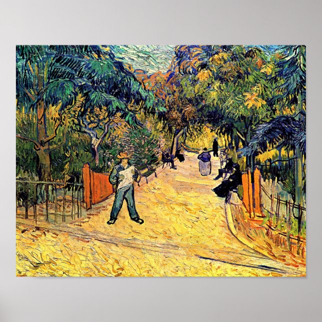 Pôster Vincent Van Gogh - Parque Público de Arles Fine Ar (Frente)