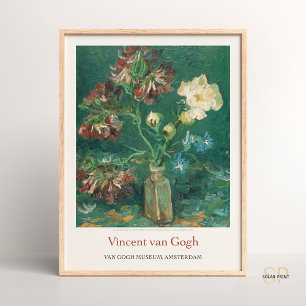 Poster Vincent van Gogh Pequeno Frasco com Peonies Art