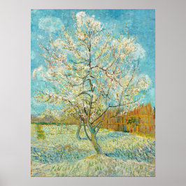 Poster Vincent van Gogh - Pink Peach Tree in Blossom