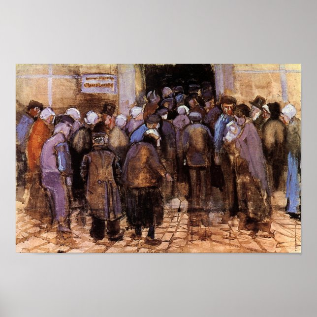 Pôster Vincent Van Gogh - Pobre E Dinheiro - Belas Artes (Frente)