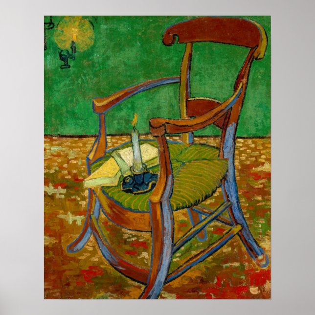 Poster Vincent van Gogh - Poltrona de Paul Gauguin (Frente)