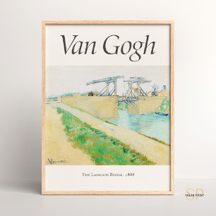 Poster Vincent van Gogh, Ponte Langlois em Arles Art