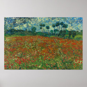 Pôster Vincent van Gogh - Poppy Field