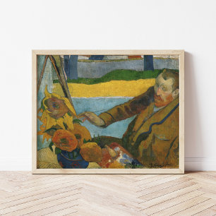 Poster Vincent van Gogh Portrait   Paul Gauguin