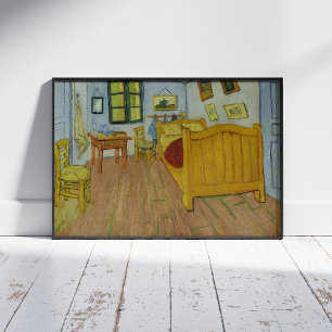 Poster Vincent Van Gogh, quarto de cama em Arles, 1rua ve