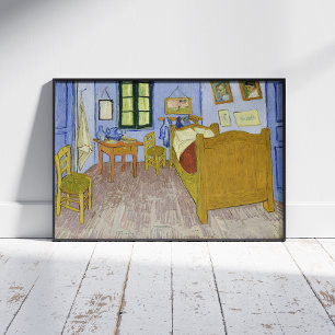 Poster Vincent Van Gogh, quarto de dormir em Arles, terce