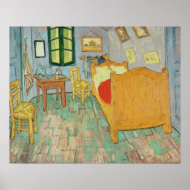 Poster Vincent van Gogh | Quarto de Van Gogh em Arles (Frente)