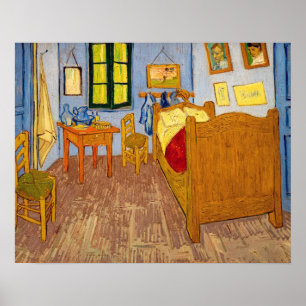 Poster Vincent van Gogh - Quarto de Vincent em Arles