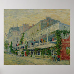 Pôster Vincent van Gogh Restaurante de la Sirene